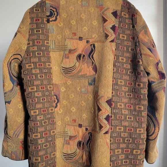 Mary Lynn O'Shea Women’s Handmade Jacquard Jacket (Size: Large) - Picture 10 of 14